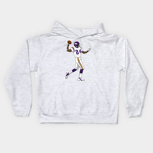 qb moss Kids Hoodie by rsclvisual